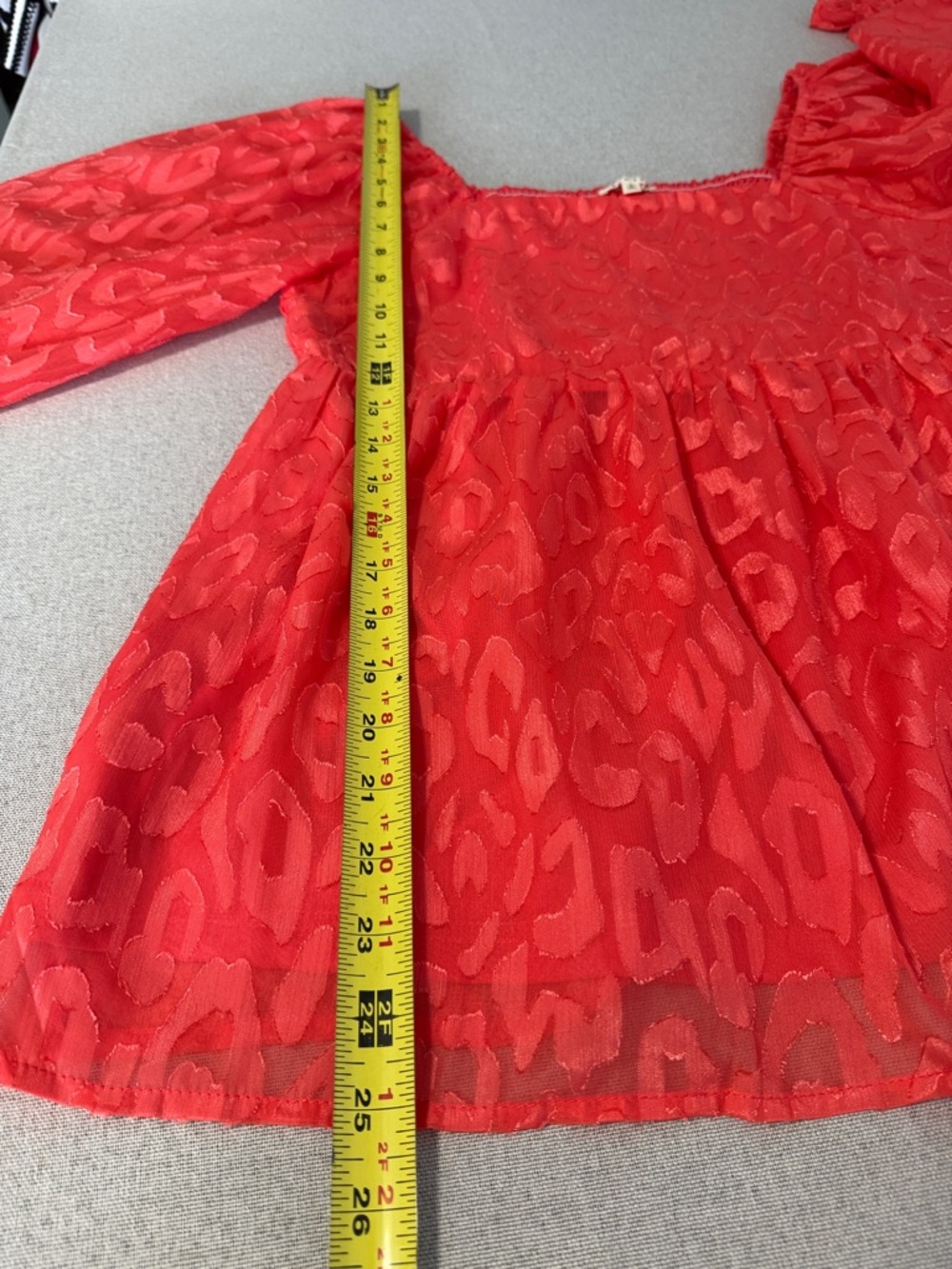 JODIFL Women’s Coral Square-Neck Peplum Blouse SZS - Picture 10 of 15